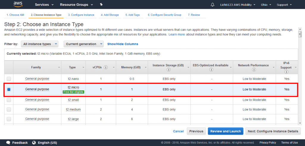 How to setup AWS EC2