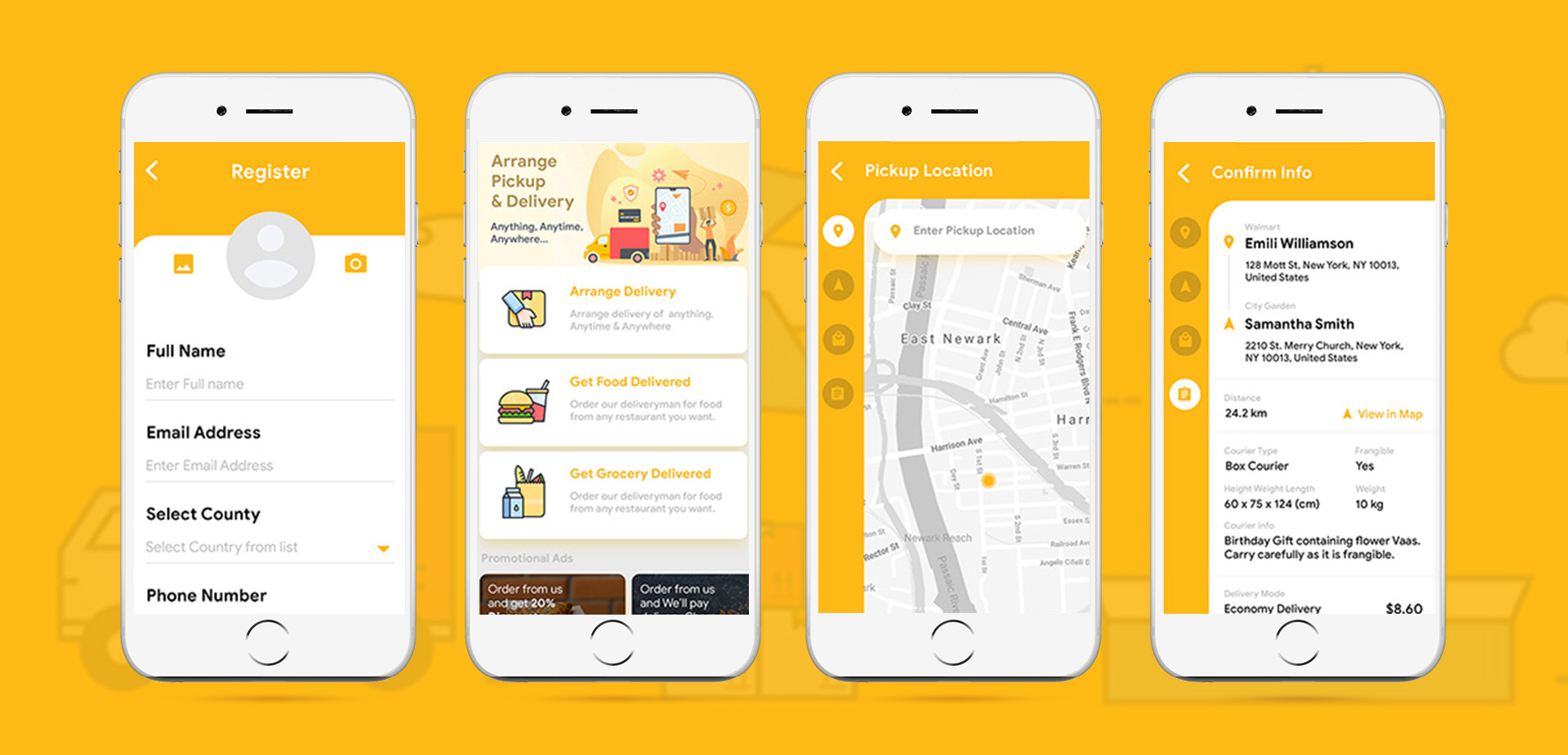 Courier Delivery App​