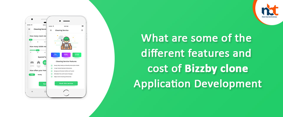 What are some of the different features and cost of Bizzby Clone Application Development