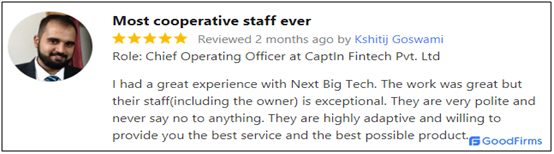 Customer Review Goodfirms3