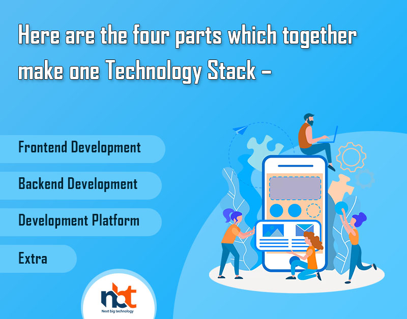 Here are the four parts which together make one Technology Stack