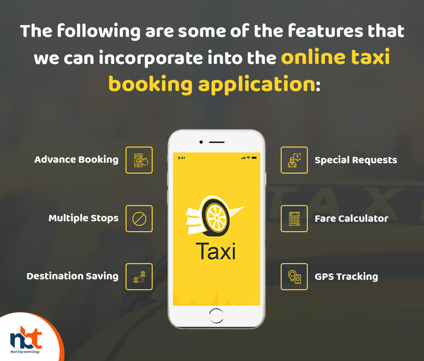 The following are some of the features that we can incorporate into the online taxi booking application