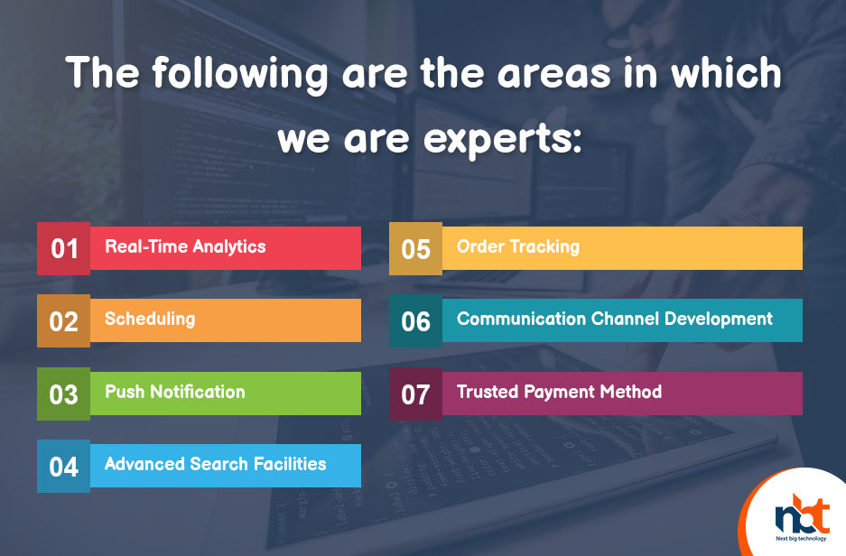 The following are the areas in which we are experts-1