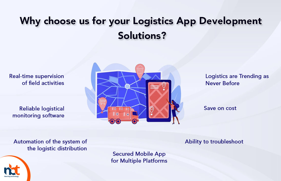 Why choose us for your Logistics App Development Solutions