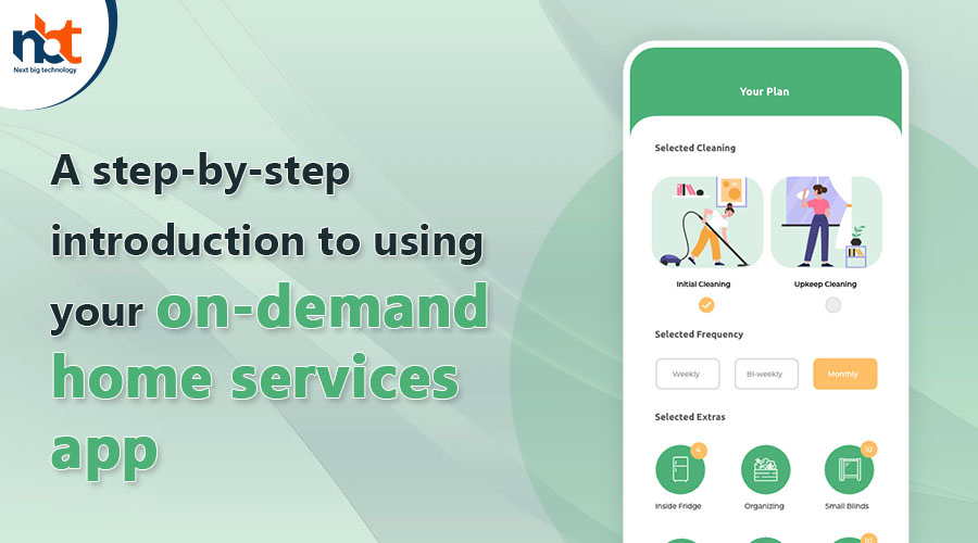 A step-by-step introduction to using your on-demand home services app