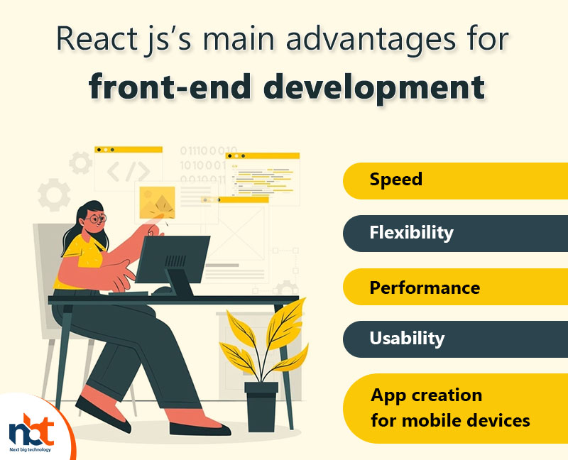 React js’s main advantages for front-end development