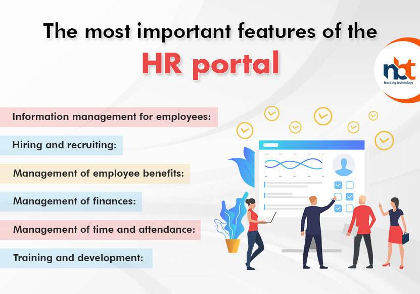 The most important features of the HR portal