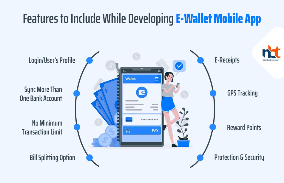 Features to Include While Developing E-Wallet Mobile App