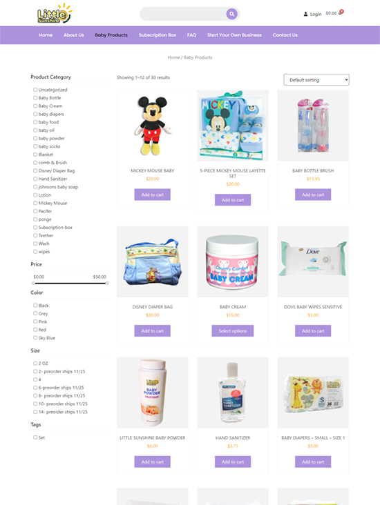 littlesunshinebabyproducts-webscreen2