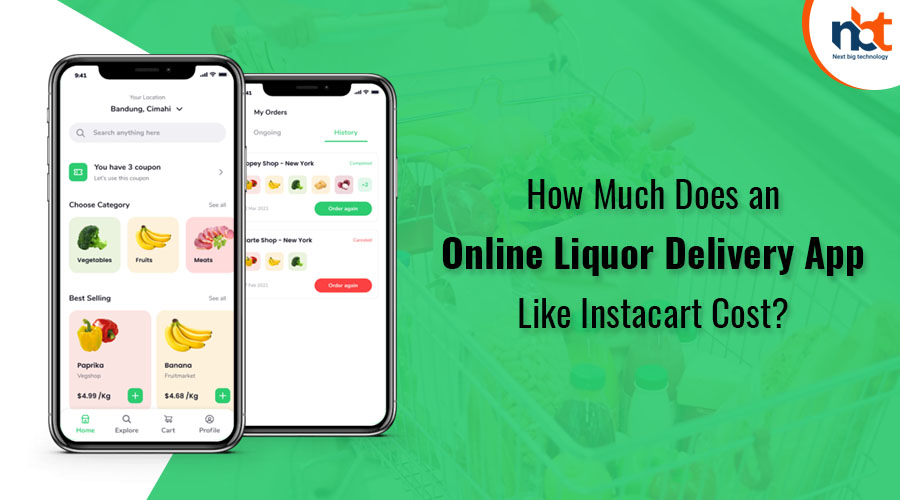 How Much Does an Online Liquor Delivery App Like Instacart Cost