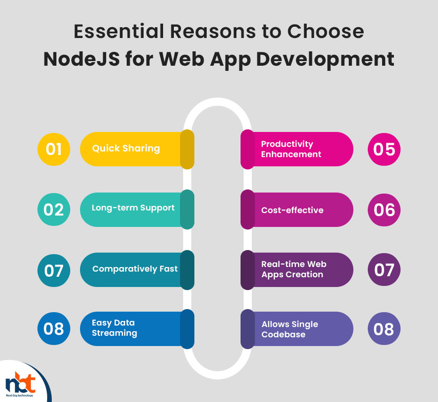 Essential Reasons to Choose NodeJS for Web App Development