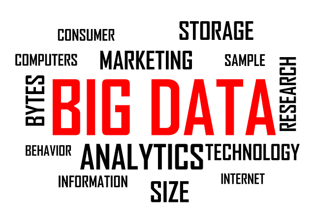 An illustration showing different elements of big data