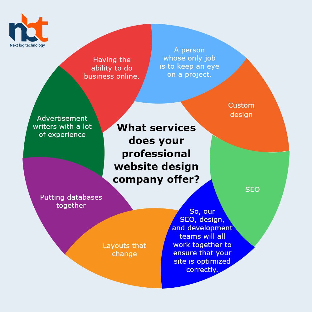 What services does your professional website design company offer