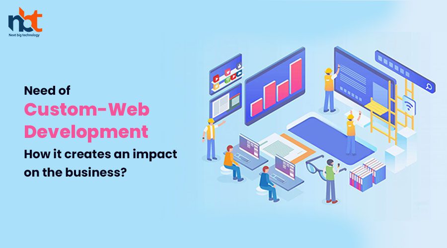 Need of custom-web development – How it creates an impact on the business