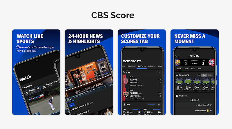 Top 10 Sports Apps :CBS Score
