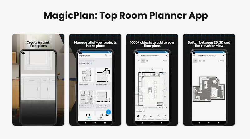 MagicPlan Top Room Planner App - Top 10 Best Room Design Apps