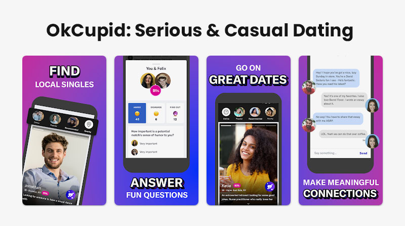 OkCupid Serious & Casual Dating