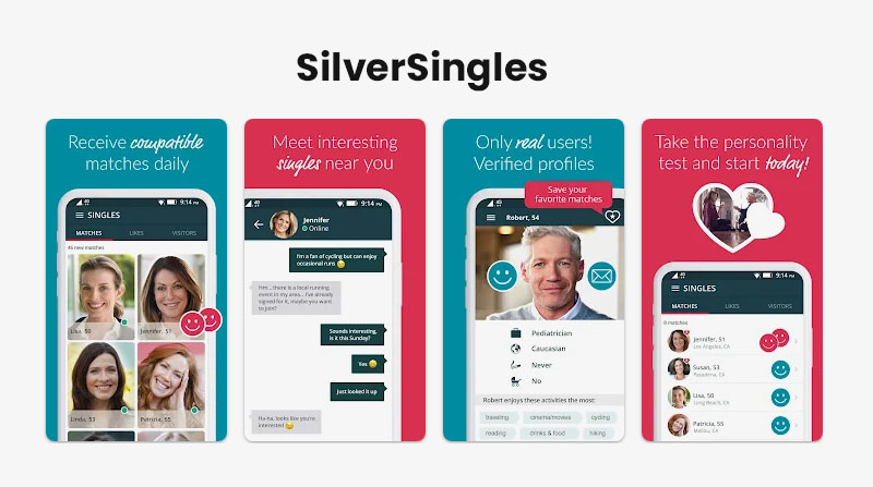 SilverSingles : Best Hookup Apps for free