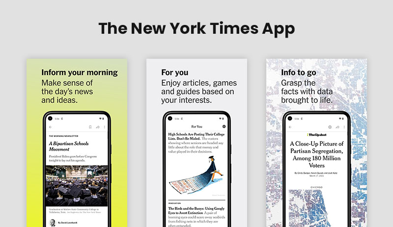 The New York Times app