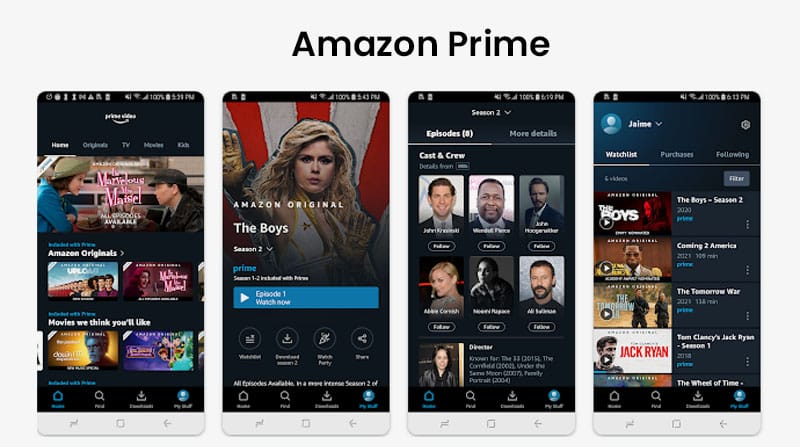 Amazon Prime:10 Best TV Streaming Apps to Watch Live TV
