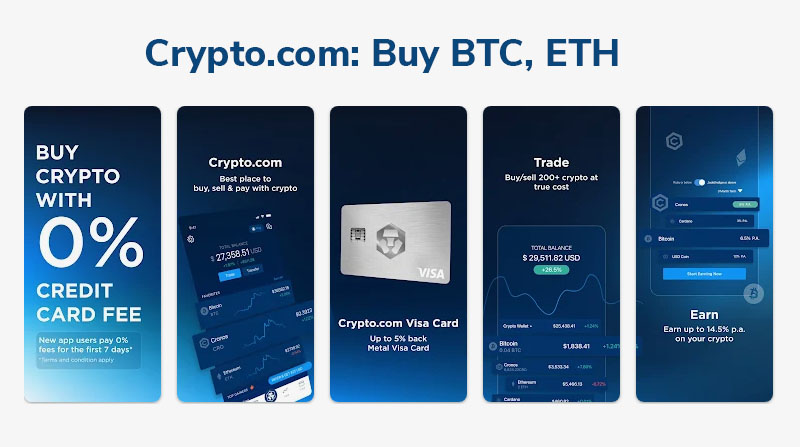 Cryptocom Buy BTC ETH