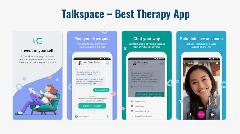 Talkspace : Best Online Medical Apps for Patients and Doctors
