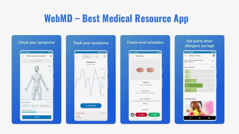 WebMD:Best Online Medical Apps for Patients and Doctors