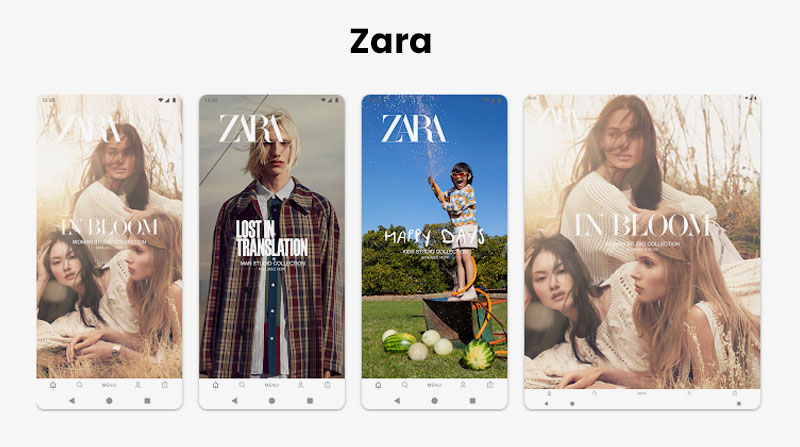 Zara : Top 10+ women shopping applications
