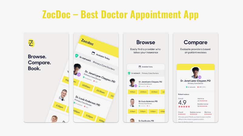 ZocDoc : Best Online Medical Apps for Patients and Doctors