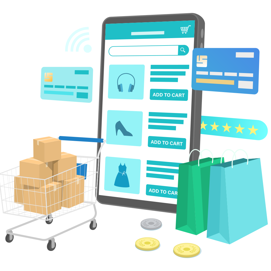 E-commerce Apps Development​