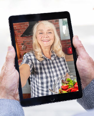 Online Elderly Care and Companion app