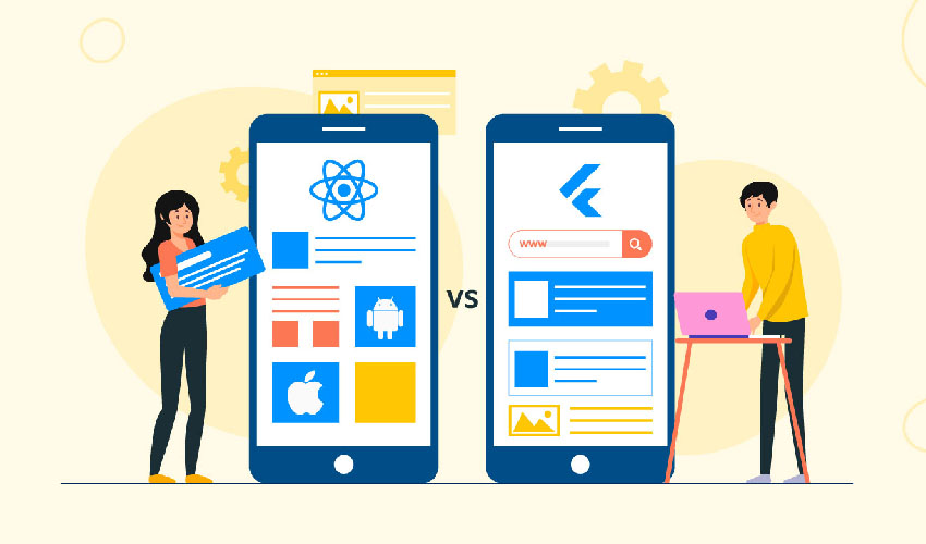 Comparing Cross-Platform Frameworks React Native vs. Flutter Services