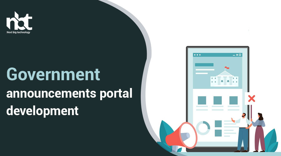 Government-announcements-portal-development