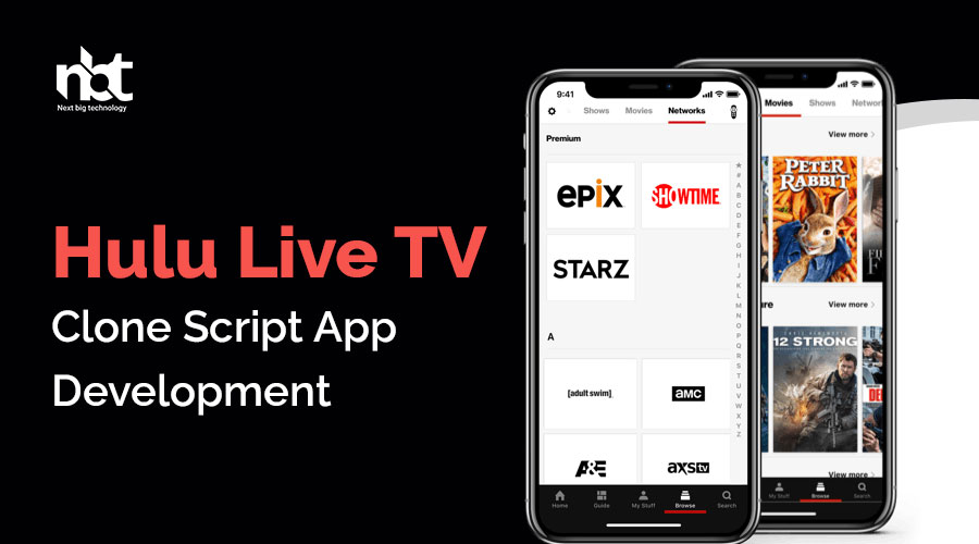 Hulu-Live-TV-Clone-Script-App-Development