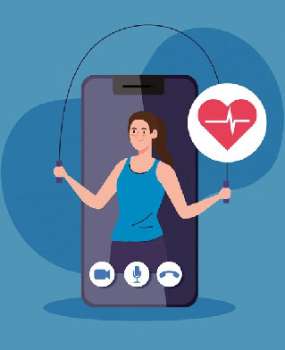 Online Health and Wellness app