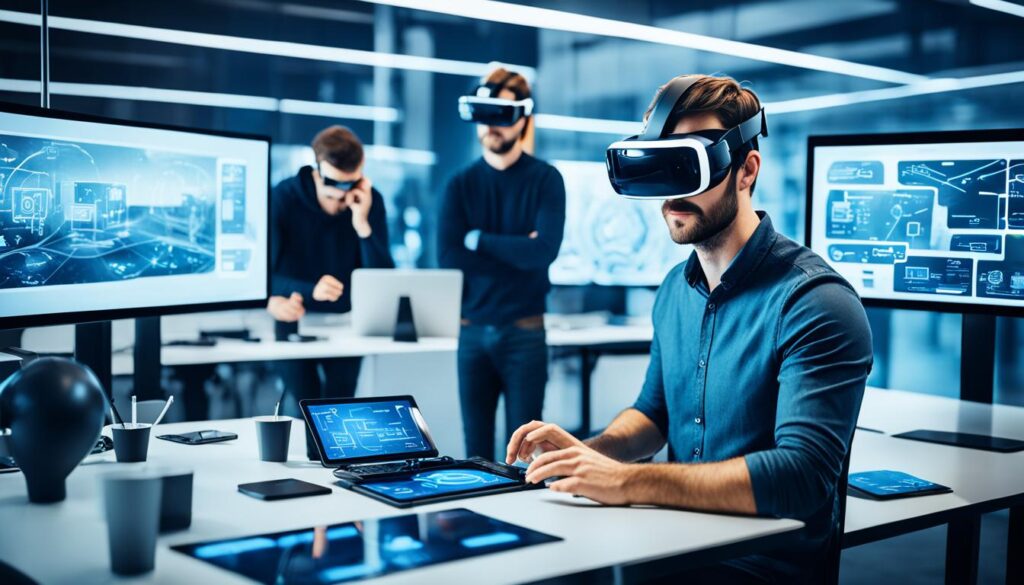 AR/VR app development workflow