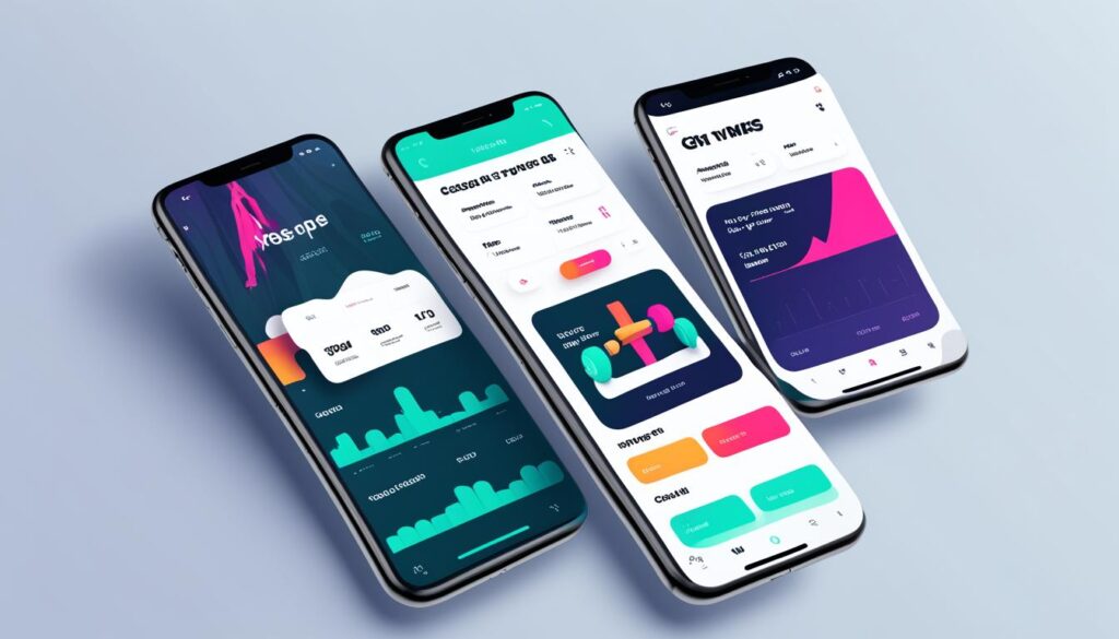 fitness app ui design