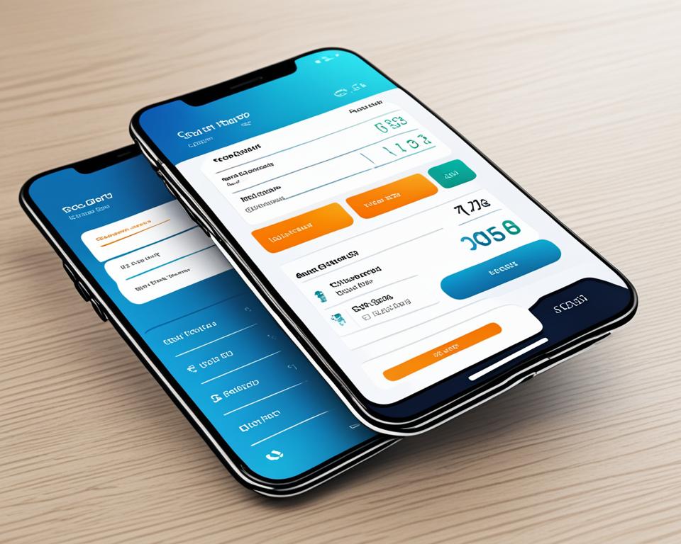 mobile banking app UI design
