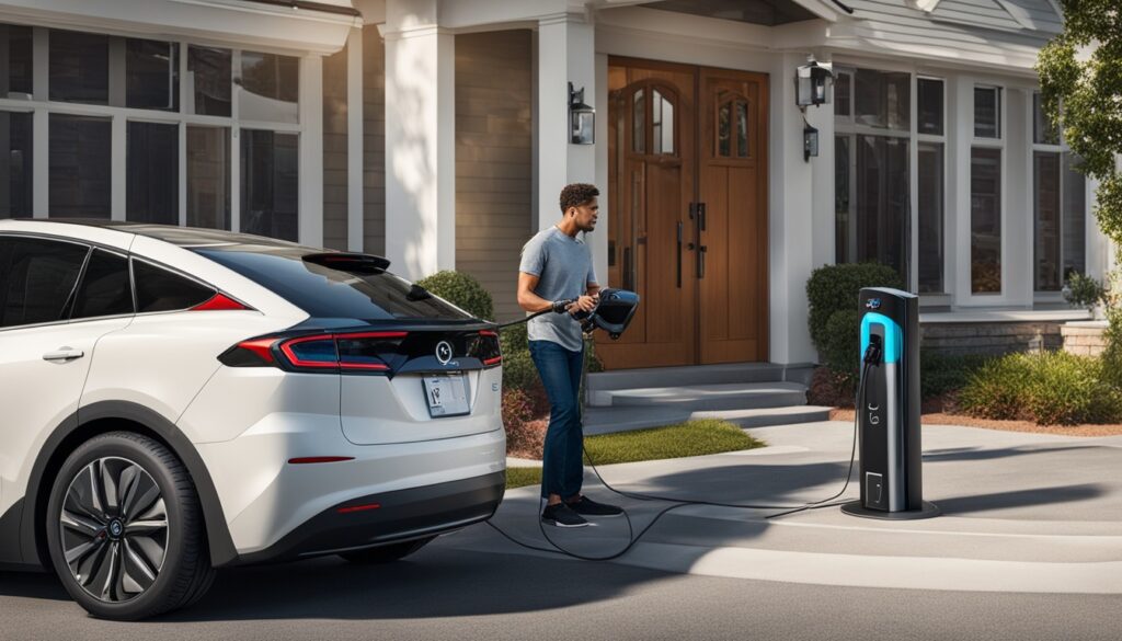 Doorstep EV charging services