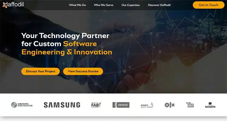 Daffodil Software banner