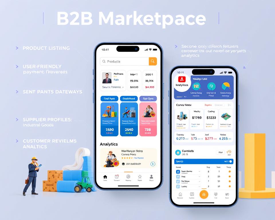B2B marketplace features