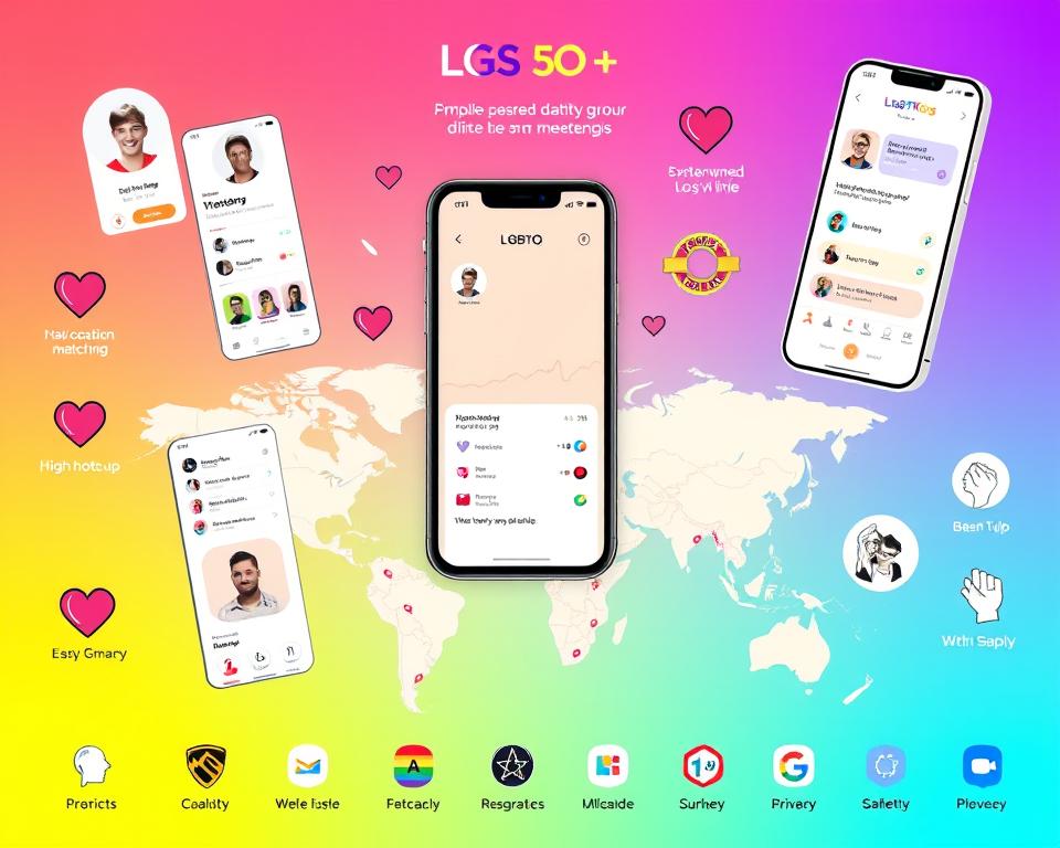 LGBTQ+ app features