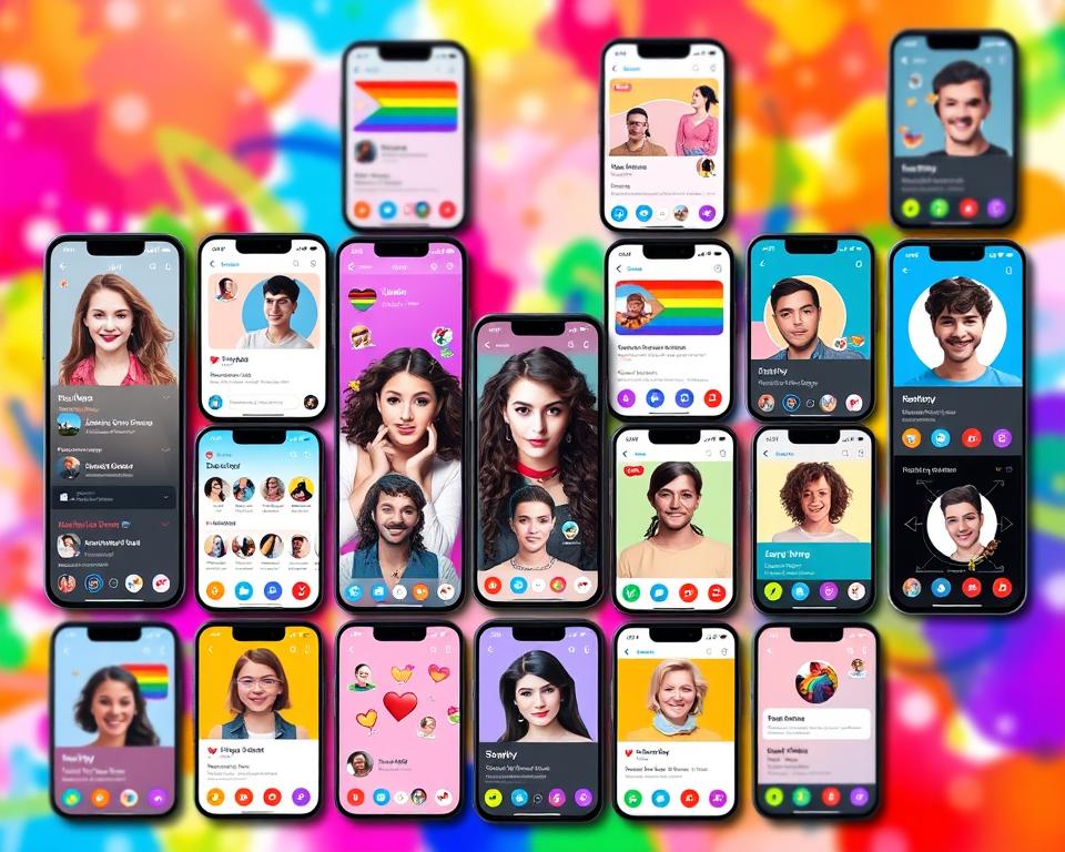 LGBTQ+ app profiles