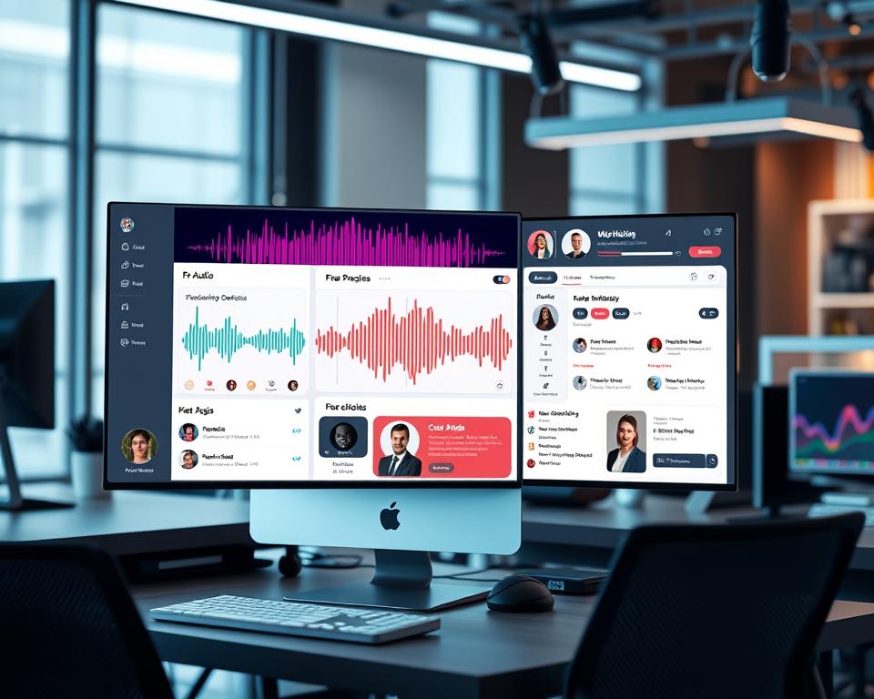 Professional audio networking platform