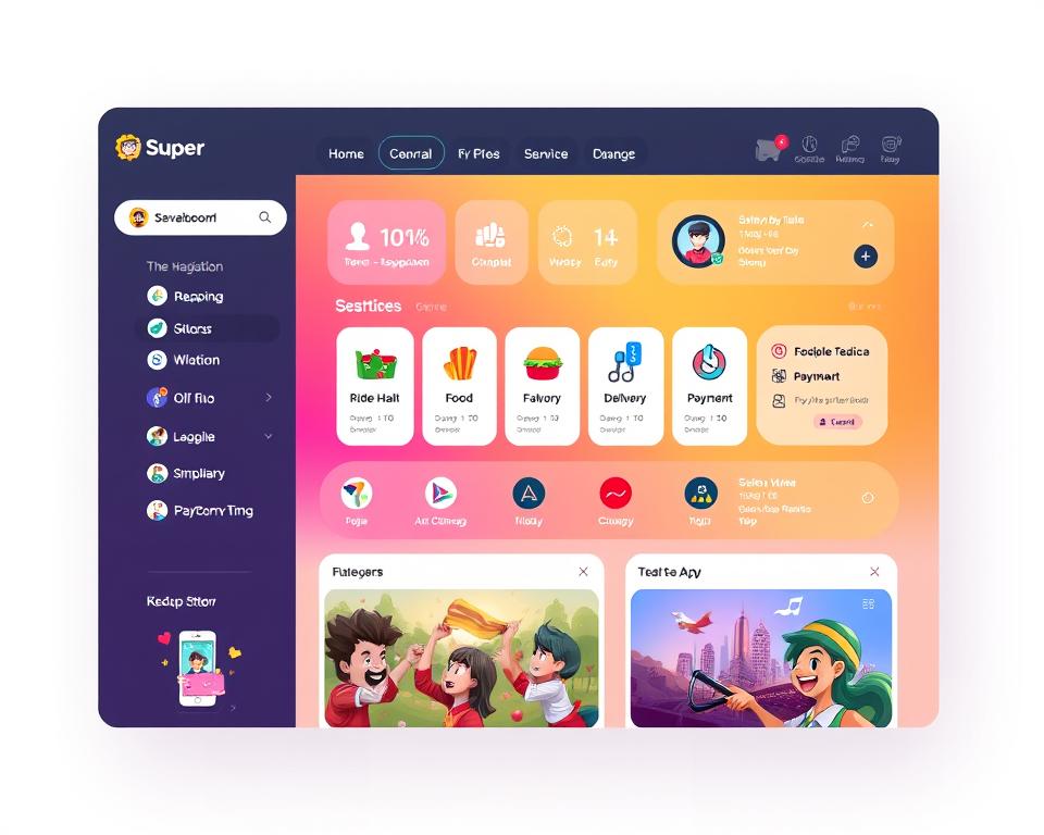 UX/UI design for super apps