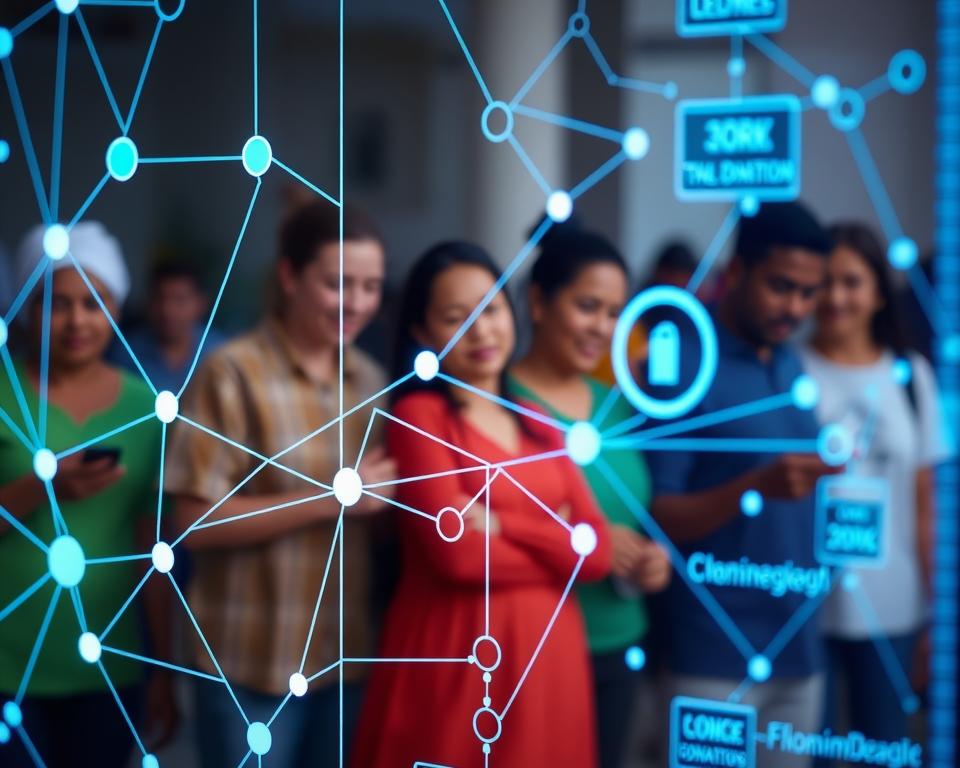 blockchain donation tracking