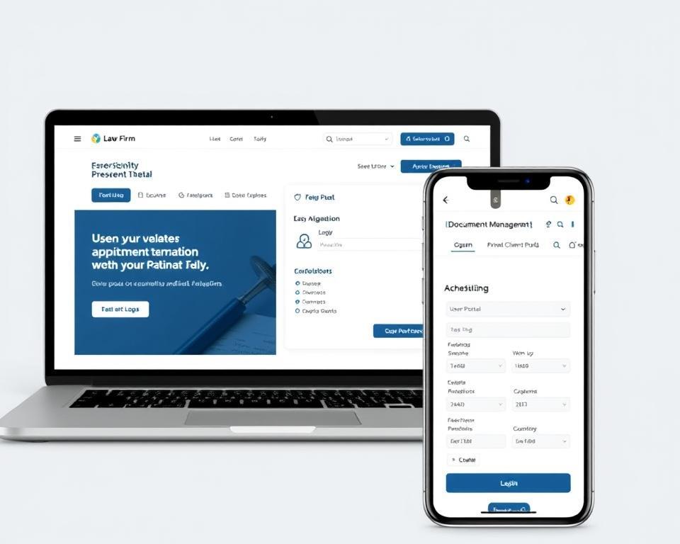 client portal design