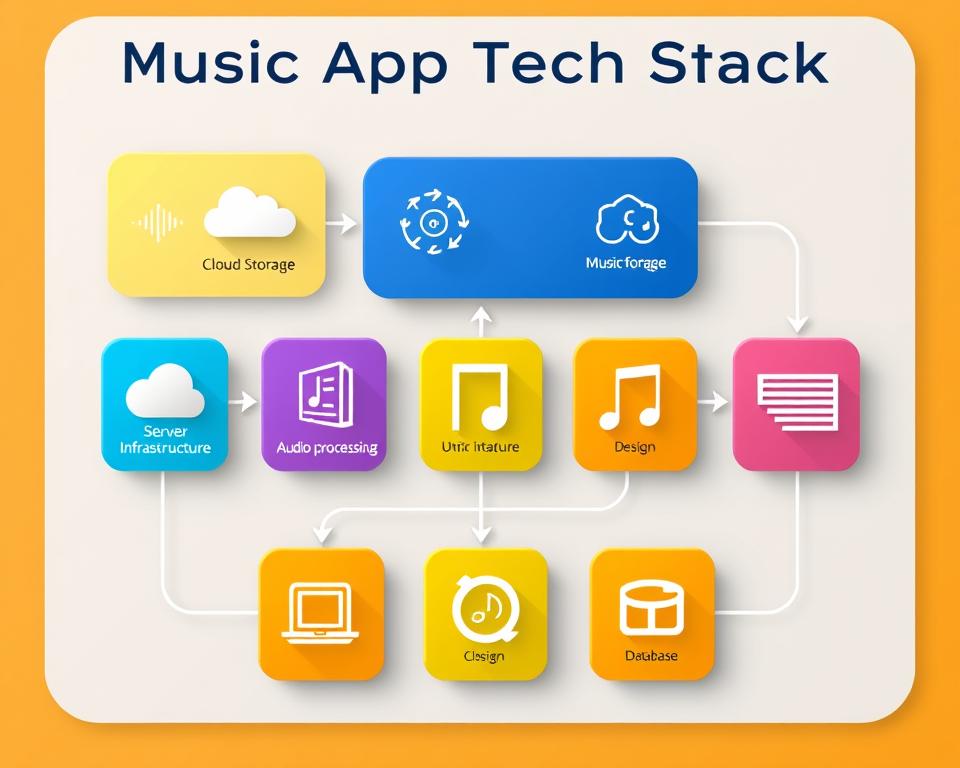 music app tech stack