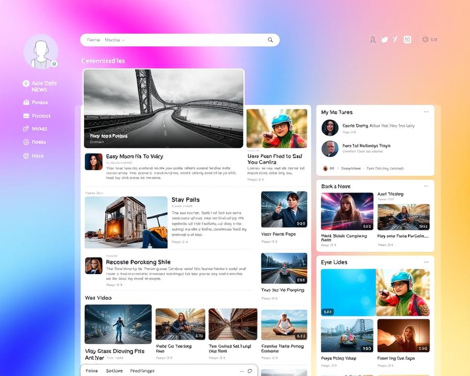 personalized news feed