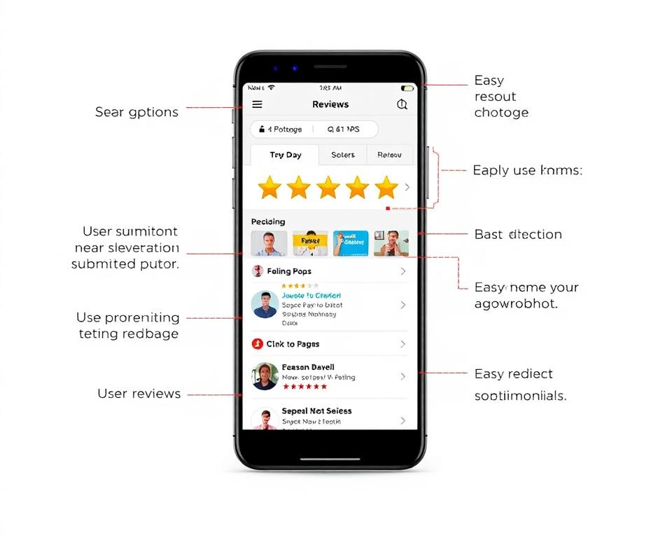 review app features